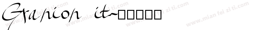 Granion it字体转换